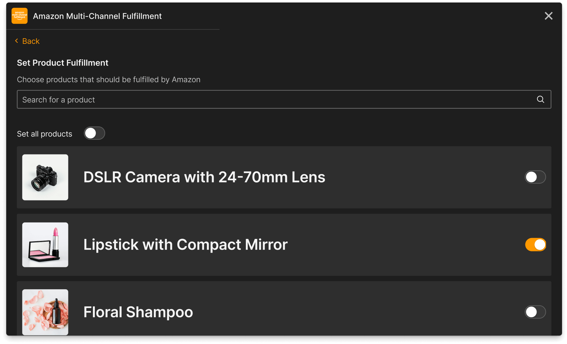 product level control
